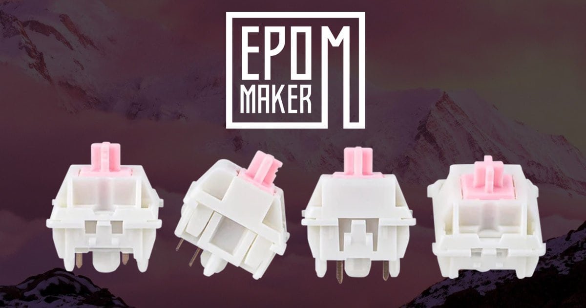 Epomaker Roseveil Switches - Silence at Your Fingertips