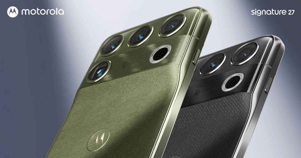 Motorola unveils motorola signature 27, its most advanced smartphone yet