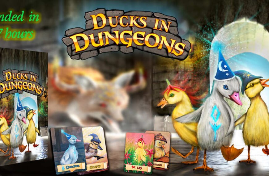Ducks in Dungeons Takes Flight on Kickstarter with a Cosy Card Game Adventure for Players of All Ages