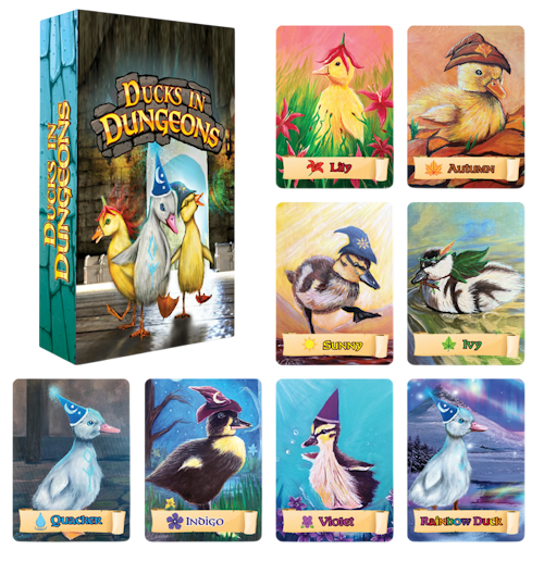 Ducks in Dungeons Takes Flight on Kickstarter with a Cosy Card Game Adventure for Players of All Ages
